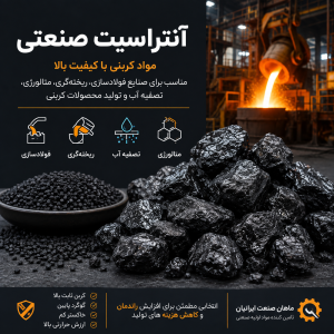آنتراسیت صنعتی چیست؟ راهنمای جامع کاربردها، مشخصات فنی، مزایا و خرید آنتراسیت صنعتی چیست؟ راهنمای جامع کاربردها، مشخصات فنی، مزایا و خرید